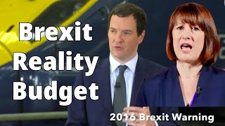 Brexit Budget Which Daren’t Mention Brexit [upl. by Leiser643]