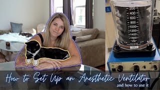 Vet Med How to Set Up an AnestheticSurgical Ventilator and how to use it [upl. by Ashbey]