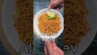 Crunchy Aloo Sev Bhujia Recipe Shorts [upl. by Eirbua]