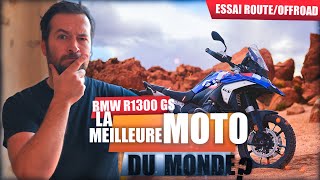 BMW R1300 GS  On la ESSAYÉE sur ROUTE et OFFROAD [upl. by Antonino]