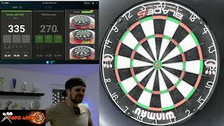 14 Darter im Online Scolia Dart Turnier Short Leg Avg 10736 [upl. by Ahseyk]