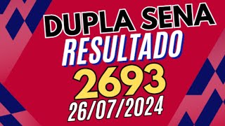 RESULTADO DA DUPLA SENA 2693  Confira os Números do Concurso 2693 [upl. by Moneta]