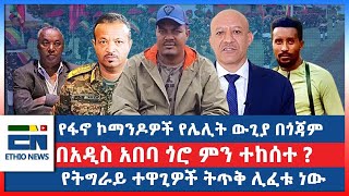 የፋኖ ኮማንዶዎች የሌሊት ውጊያ በጎጃም  በአዲስ አበባ ጎሮ ምን ተከሰተ  የትግራይ ተዋጊዎች ትጥቅ ሊፈቱ ነውEN [upl. by Boniface]