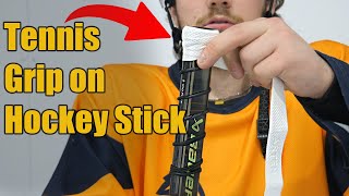 The Best Way To Tape Your Hockey Stick  Hockey Tutorial Tommy [upl. by Groark]