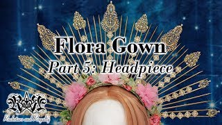 Spiked Skewer Halo Headpiece Tutorial  Flora Gown Part 5 [upl. by Rollo]