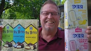 Aldi Haul  NEW Pez Strawberry amp Lemon Bars and Pie Bites Review [upl. by Newhall]