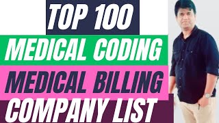 Top 100 Medical Billing Companies in India  Top 100 US Healthcare Companies in India  Coding [upl. by Kelleher774]