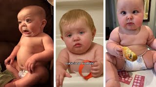 Cute chubby baby  Funny video 71 shorts [upl. by Selrhc]