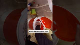 Mini washing machine use love couplegoals trending NarinderRupinder [upl. by Atram]