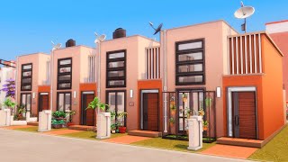 construyendo CASITAS INFONAVIT en Los Sims 4 🏡💖 [upl. by Anahsor]