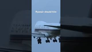 Credit to big jet tv planes ryanairlanding aviation viral b747 boeing ryanair [upl. by Nevram]