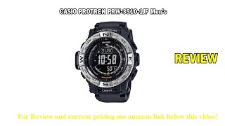 Review CASIO PROTREK PRW35101JF Mens [upl. by Ynattib]