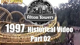 ALTON TOWERS 1997  Historical video Part 02 [upl. by Eimas]