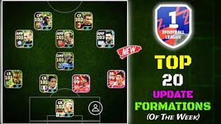 Top 20 New Unique Formations Update In eFootball 2024 Mobile  New Hidden Formations In eFootball 🤩 [upl. by Lyndon592]