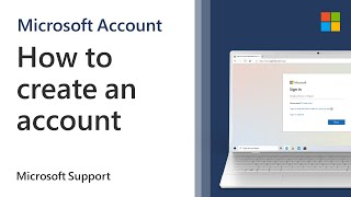 How to create a new Microsoft account  Microsoft [upl. by Einomrah]