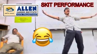 Teachers day celebration at ALLEN coaching kota😂🔥skit performanceallenkotateachersdayfunnyskit [upl. by Reniar586]