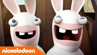 Les lapins crétins  Invasion  La voiture  Nickelodeon France [upl. by Kazmirci]