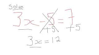 GCSE Maths August 2024 Recorded Video Solving a 2 step linear equation gcse gcsemaths tutorial [upl. by Aicenek]