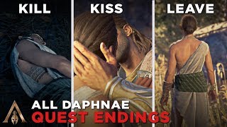 All Daphnae Quest Ending KillKissLeave  Assassins Creed Odyssey [upl. by Saxena]