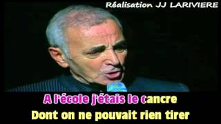 AZNAVOUR JE TAIME I G JJ Karaoké [upl. by Rhoades]