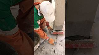 Professional technique for installing marble tiles next to the wall for a luxurious touch [upl. by Ragde75]