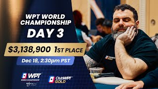 23000000 WPT World Championship  Day 3 [upl. by Anera]