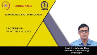 Lecture 53  Hepatitis B Vaccine [upl. by Ahto]