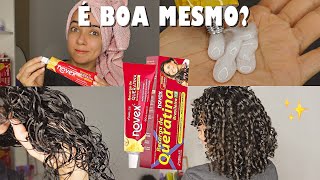 TESTEI A RECARGA DE QUERATINA NOVEX NO MEU CABELO CACHEADO Salva o cabelo mesmo Oeslanhiny Nunes [upl. by Taddeo]