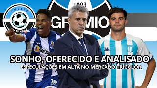 WENDELL CRESPO E SOSA  NOMES NA PAUTA DO GRÊMIO [upl. by Ellednahc]