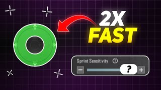 🔥 How to make Best Sprint Sensitivity for Fast Movement in BGMI  Detailed Guide [upl. by Maggee20]