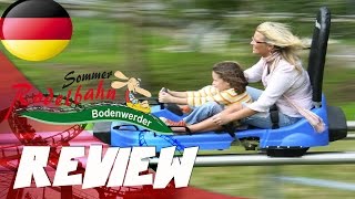 Review Achterbahn Sommerrodelbahn Alpine Coaster bodenwerder Deutschland [upl. by Lluj756]