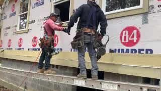 Como instalar siding de cemento instalando siding en soddy Daisy Tennessee tenneesee siding [upl. by Tsenre]