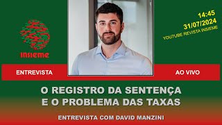 INSIEME AO VIVO  Cidadania Italiana O registro da sentença e o problema das taxas [upl. by Preciosa]