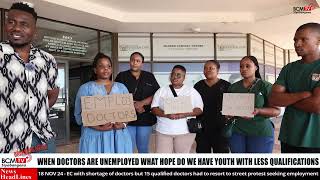 BCMTV  UNEMPLOYED DOCTORS IN EC SHORT OF DOCTORS [upl. by Lyrahs68]