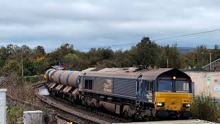 Network Rail RHTT Move Direct Rail Services 66108 tnt 66031 3J11 Carnforth 09102024 [upl. by Norwood191]