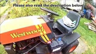 Westwood 42quot Cutting Deck repair T1200 Diesel Rideon mower garden tractor [upl. by Adin]