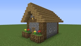 How To Build a Minecraft Village Cartographer House [upl. by Shute]