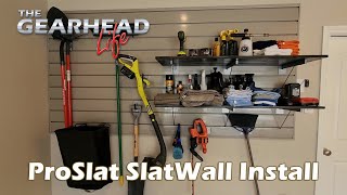 ProSlat Slatwall Install [upl. by Endora]