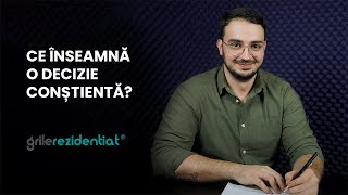 I4 Ce înseamnă o decizie conștientă  Cum săți alegi specialitatea întrun mod informat [upl. by Nohsav]