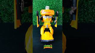 Yellow Transformer Robot Car Toy Review  Best Transforming Toy for Kids 2024  toys shorts [upl. by Kcam474]