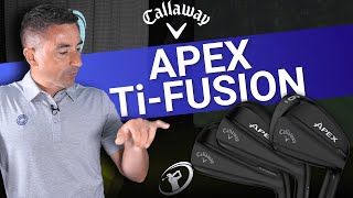 BEST HOLLOW BODY IRONS EVER  Callaway Apex Ti Fusion Irons Review [upl. by Haughay]