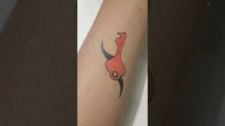 temporary tattoo 🔑 shortvideo tattoo youtubeshorts  temporary tattoo video [upl. by Raychel664]