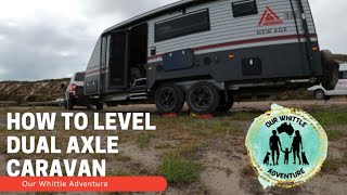 How To Level a dual axle caravan with independent suspension [upl. by Ree]