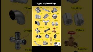 Types of pipe fittings pipefitting machnical hydraulic [upl. by Einiffit]