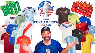 Ranking EVERY Copa America 2024 Kit [upl. by Nacnud]