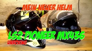 Mein neuer Helm  LS2 Pioneer MX436  Unboxing [upl. by Hadihsar]