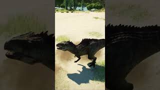 Giganotosaurus VS Feathered Trex Jurassic World Evolution 2 jurassicpark jurassicworld dinosaurs [upl. by Nelly]