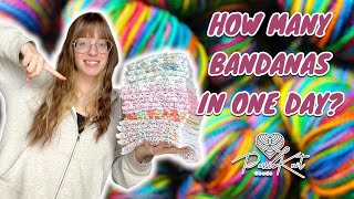 How many Bandanas can I crochet in ONE Day [upl. by Vigor]