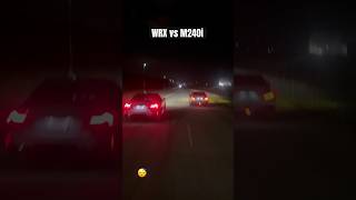 WRX TR vs BMW M240i 18th mile [upl. by Maxine]