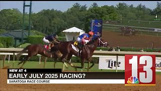 Saratoga Race Course may have special July 4 racing weekend [upl. by Arbba514]